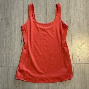 Lululemon Peach Orange Shine Shimmer Tank Top